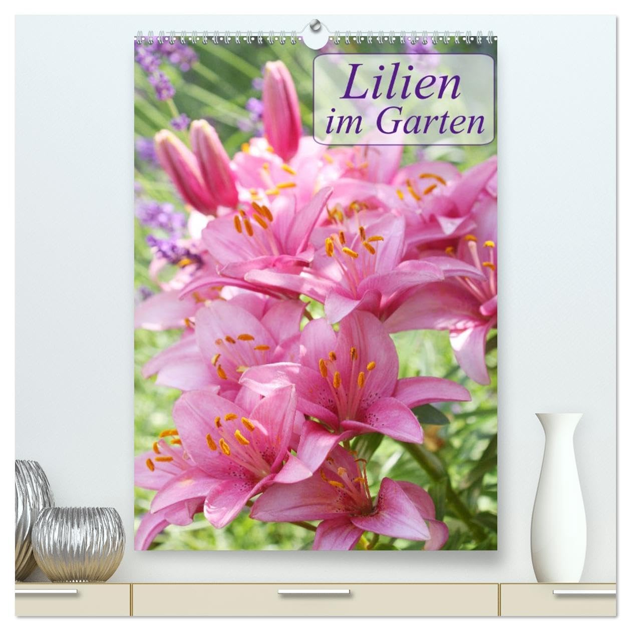 Lilien im Garten (hochwertiger Premium Wandkalender 2026 DIN A2 hoch), Kunstdruck in Hochglanz Business & Technology