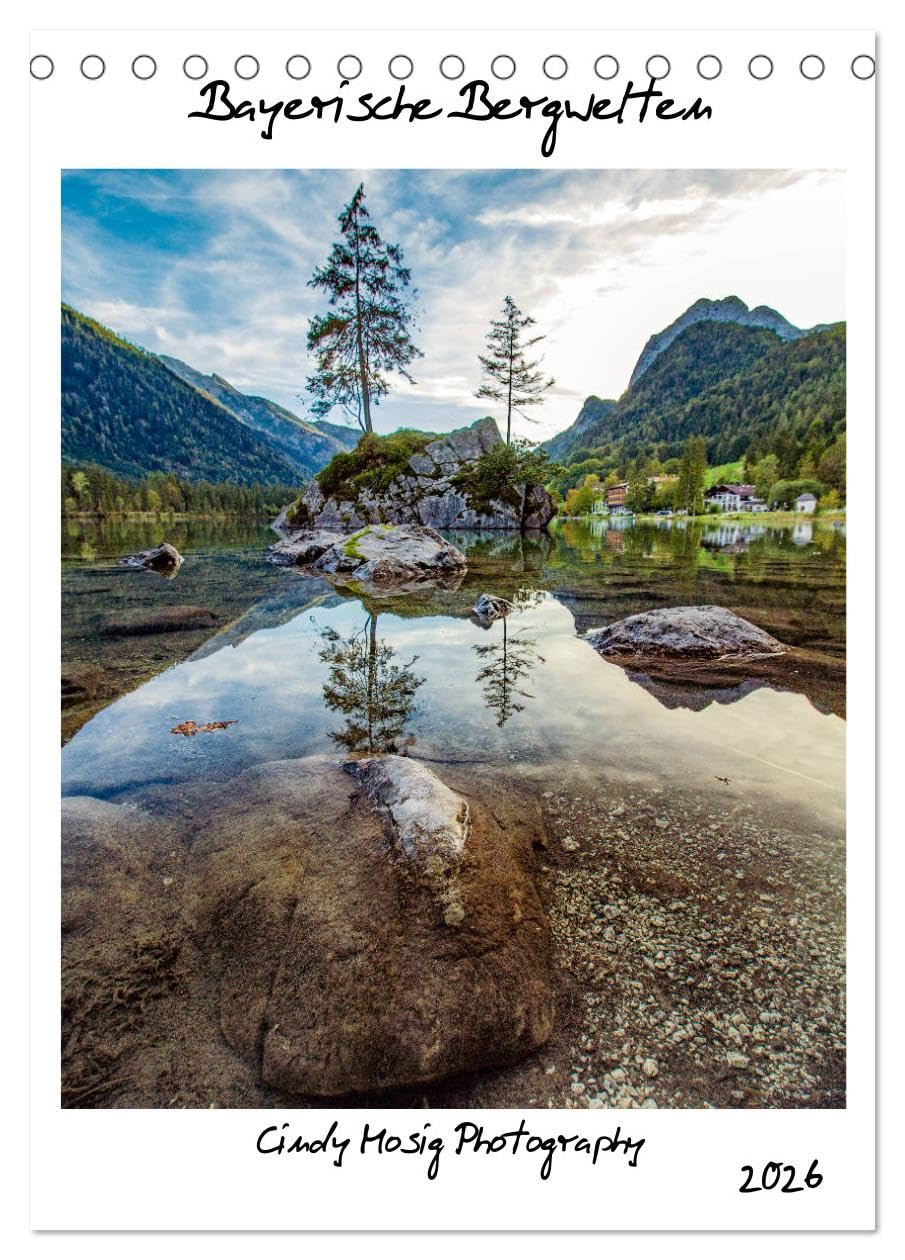 Bayerische Bergwelten (Tischkalender 2026 DIN A5 hoch), CALVENDO Monatskalender Photography