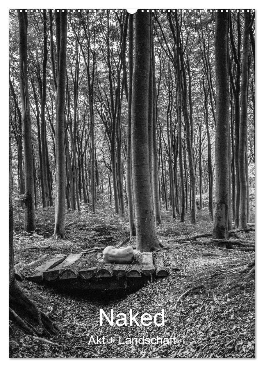 Naked: Akt + Landschaft (Wandkalender 2026 DIN A2 hoch), CALVENDO Monatskalender Calendars