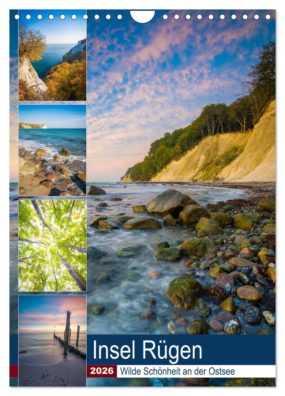 Insel Rügen - Wilde Schönheit an der Ostsee (Wandkalender 2026 DIN A4 hoch), CALVENDO Monatskalender Calendars