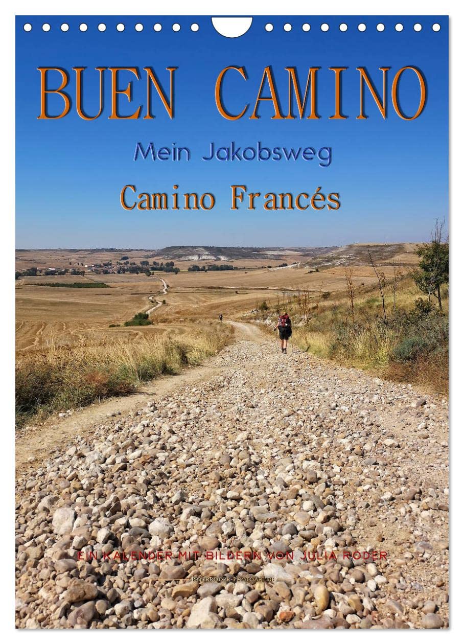 Buen Camino - Mein Jakobsweg - Camino Francés (Wandkalender 2026 DIN A4 hoch), CALVENDO Monatskalender Living & Furnishing