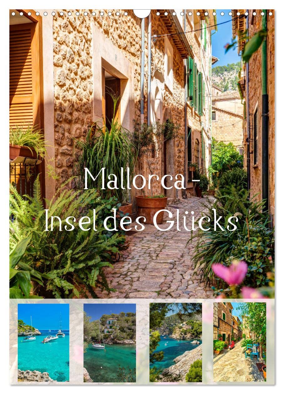 Mallorca - Insel des Glücks (Wandkalender 2026 DIN A3 hoch), CALVENDO Monatskalender Leisure, Home & Garden