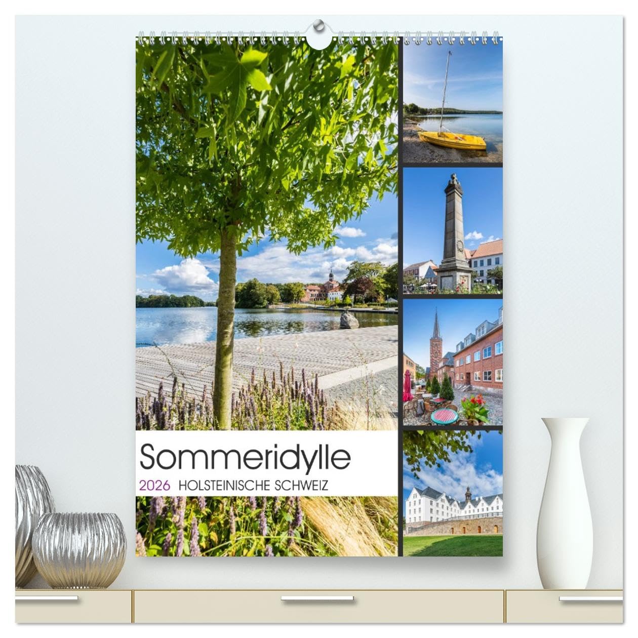 HOLSTEINISCHE SCHWEIZ Sommeridylle (hochwertiger Premium Wandkalender 2026 DIN A2 hoch), Kunstdruck in Hochglanz Leisure, Home & Garden