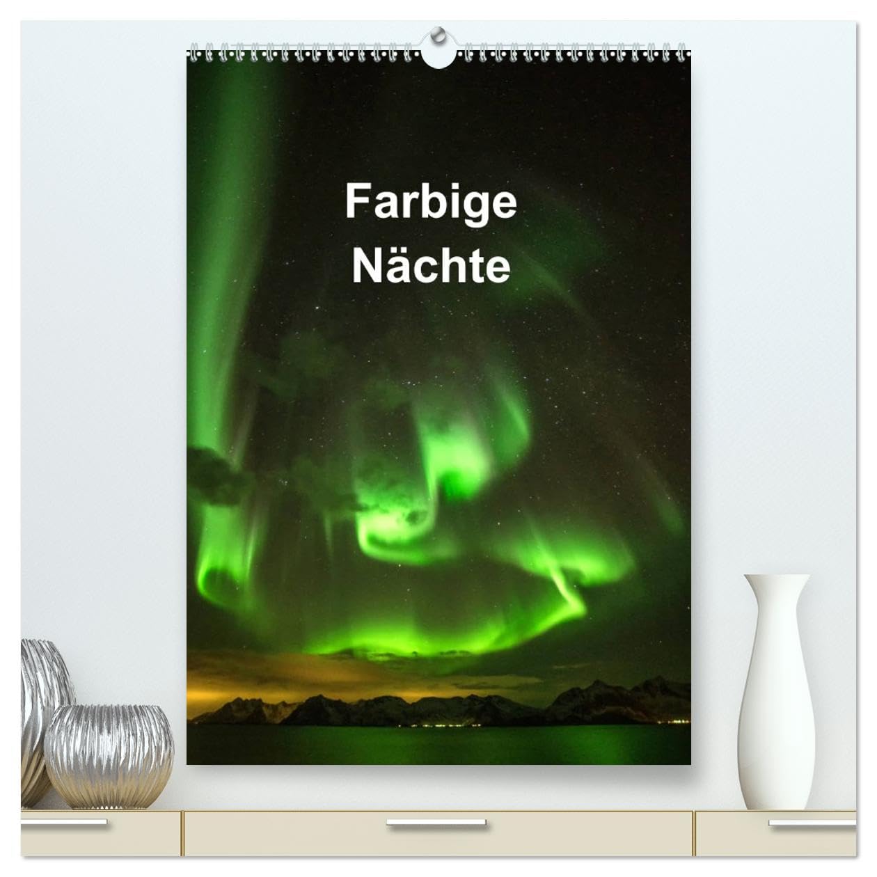 Farbige Nächte (hochwertiger Premium Wandkalender 2026 DIN A2 hoch), Kunstdruck in Hochglanz Business & Technology