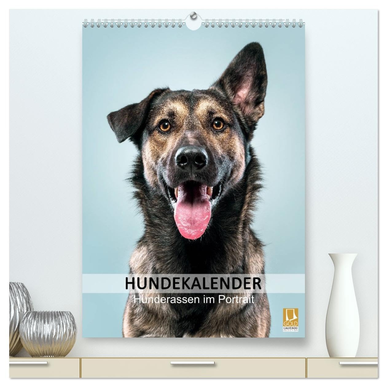 Hundekalender - Hunderassen im Portrait (hochwertiger Premium Wandkalender 2026 DIN A2 hoch), Kunstdruck in Hochglanz Photography