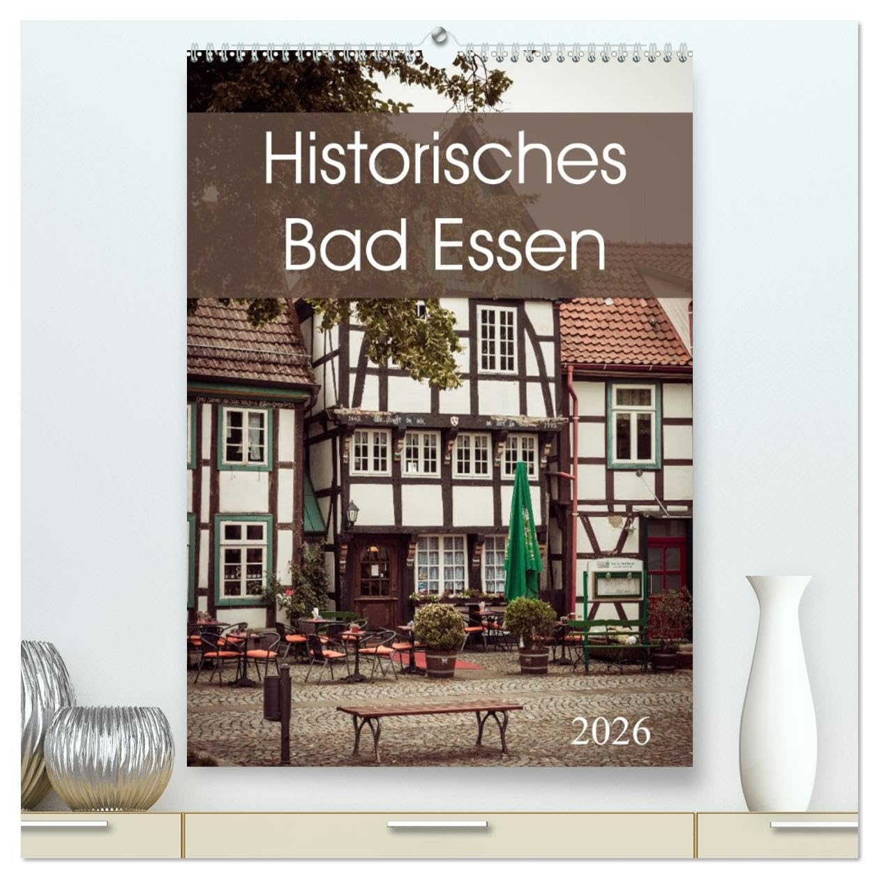 Historisches Bad Essen (hochwertiger Premium Wandkalender 2026 DIN A2 hoch), Kunstdruck in Hochglanz Film, Art & Culture