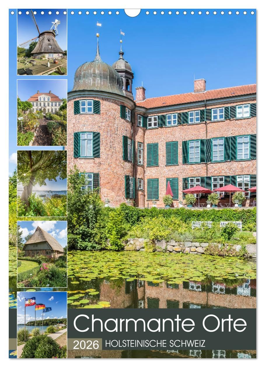 HOLSTEINISCHE SCHWEIZ Charmante Orte (Wandkalender 2026 DIN A3 hoch), CALVENDO Monatskalender Leisure, Home & Garden