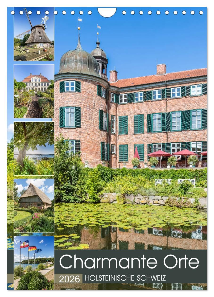 HOLSTEINISCHE SCHWEIZ Charmante Orte (Wandkalender 2026 DIN A4 hoch), CALVENDO Monatskalender Leisure, Home & Garden