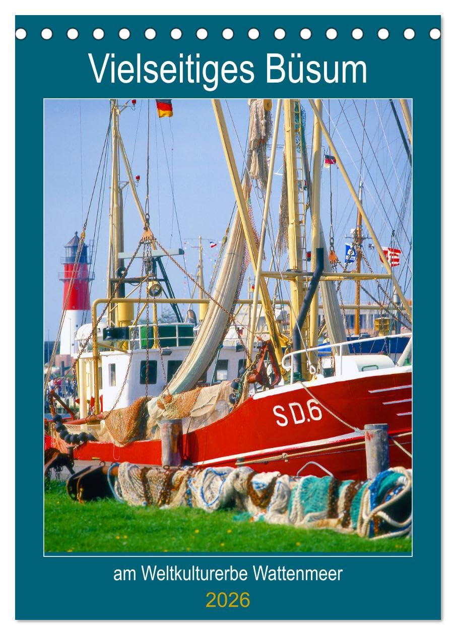 Vielseitiges Büsum (Tischkalender 2026 DIN A5 hoch), CALVENDO Monatskalender Calendars