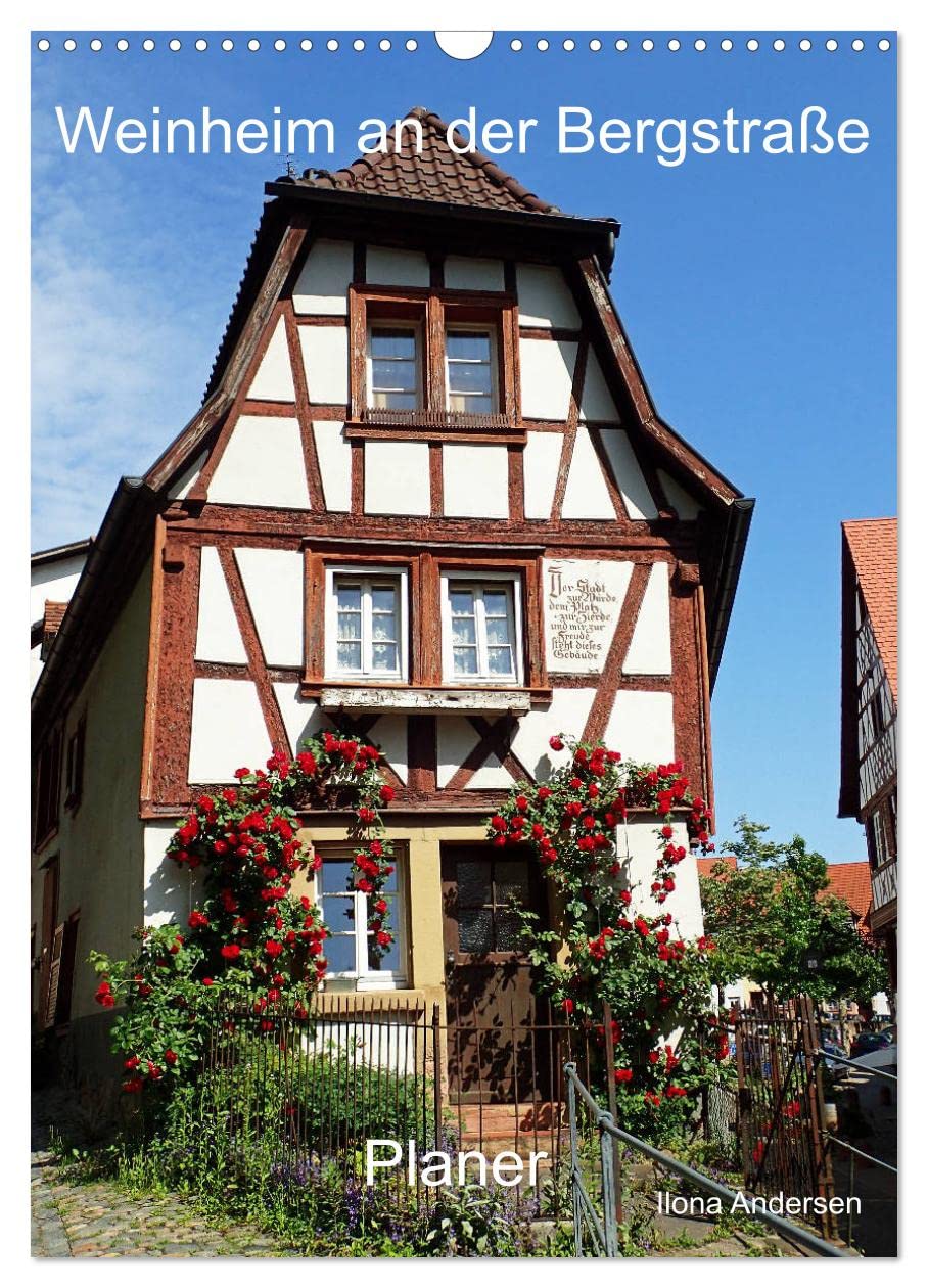 Weinheim an der Bergstraße Planer (Wandkalender 2026 DIN A3 hoch), CALVENDO Monatskalender Living & Furnishing