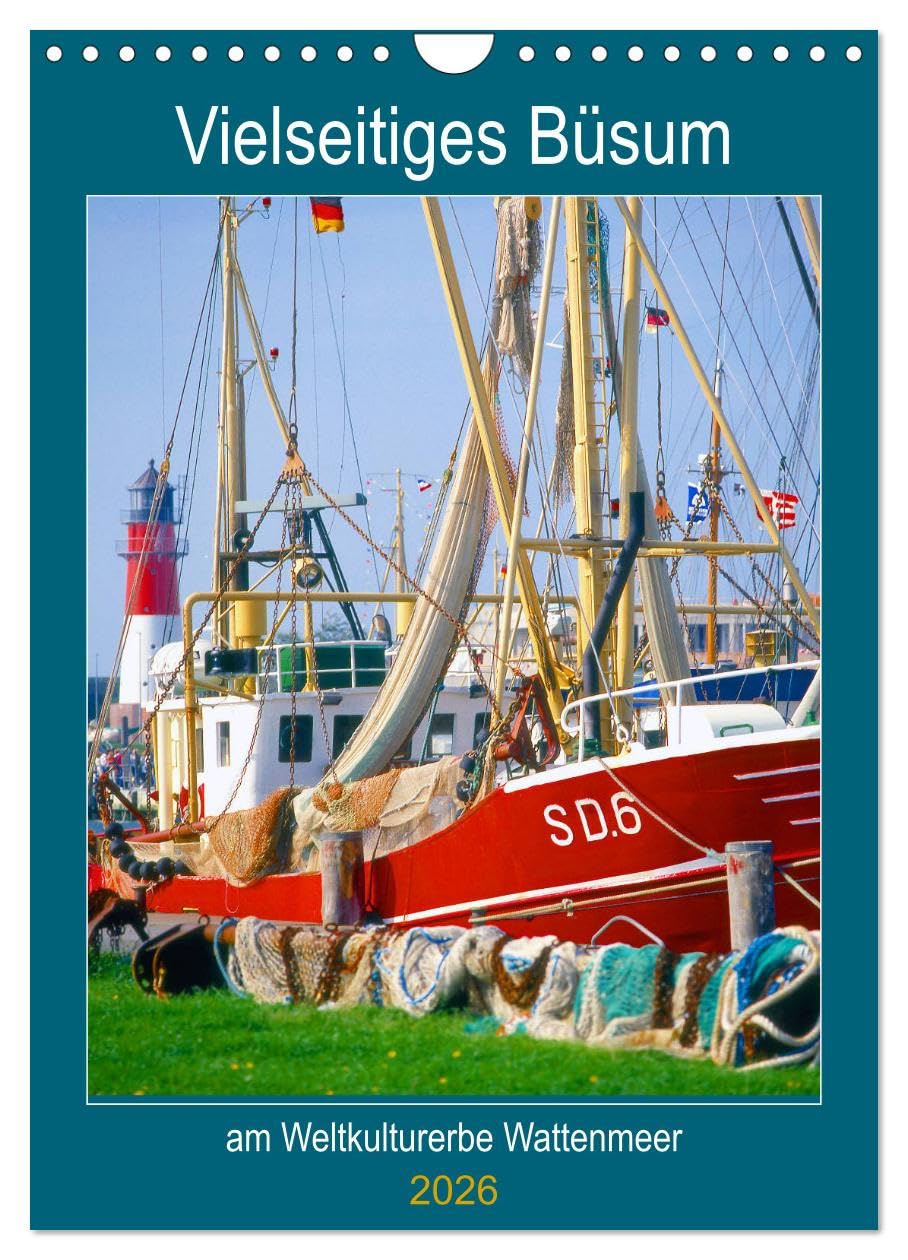Vielseitiges Büsum (Wandkalender 2026 DIN A4 hoch), CALVENDO Monatskalender Calendars