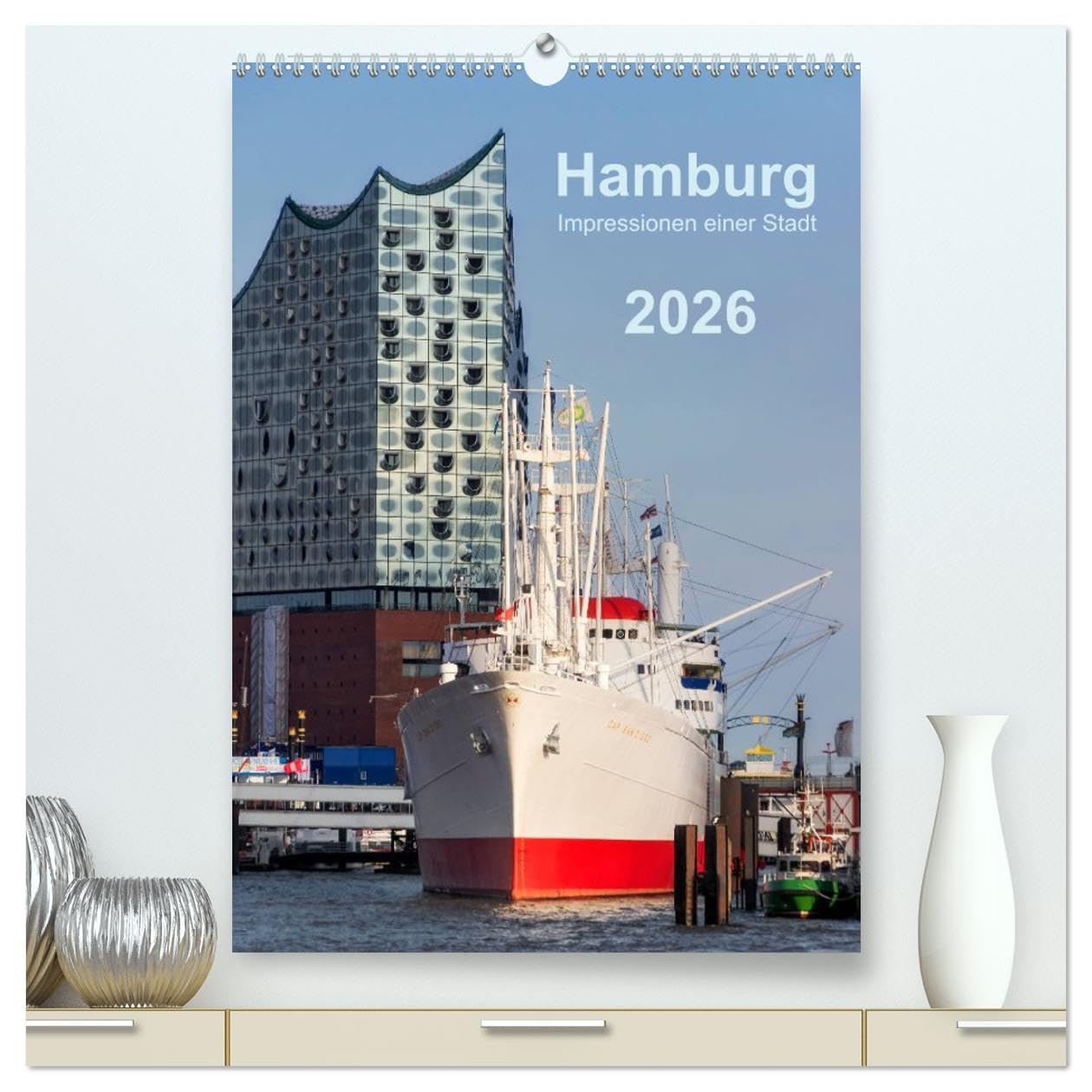 Hamburg - Impressionen einer Stadt (hochwertiger Premium Wandkalender 2026 DIN A2 hoch), Kunstdruck in Hochglanz Leisure, Home & Garden