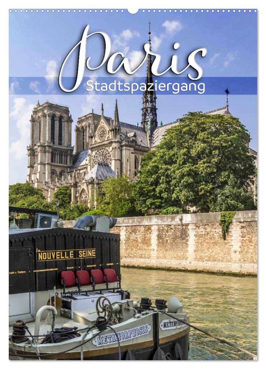 PARIS Stadtspaziergang (Wandkalender 2026 DIN A2 hoch), CALVENDO Monatskalender: Typische Impressionen und Historie (CALVENDO Orte) Leisure, Home & Garden