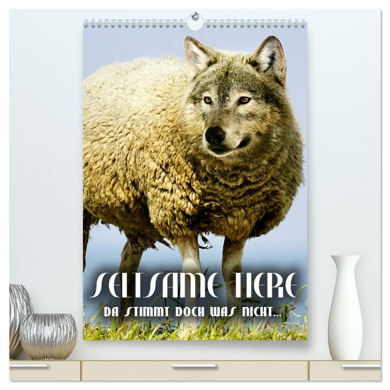 Seltsame Tiere - da stimmt doch was nicht... (hochwertiger Premium Wandkalender 2026 DIN A2 hoch), Kunstdruck in Hochglanz: Fantasiewesen, geboren aus erstaunlichen Bildmanipulationen (CALVENDO Tiere) Film, Art & Culture