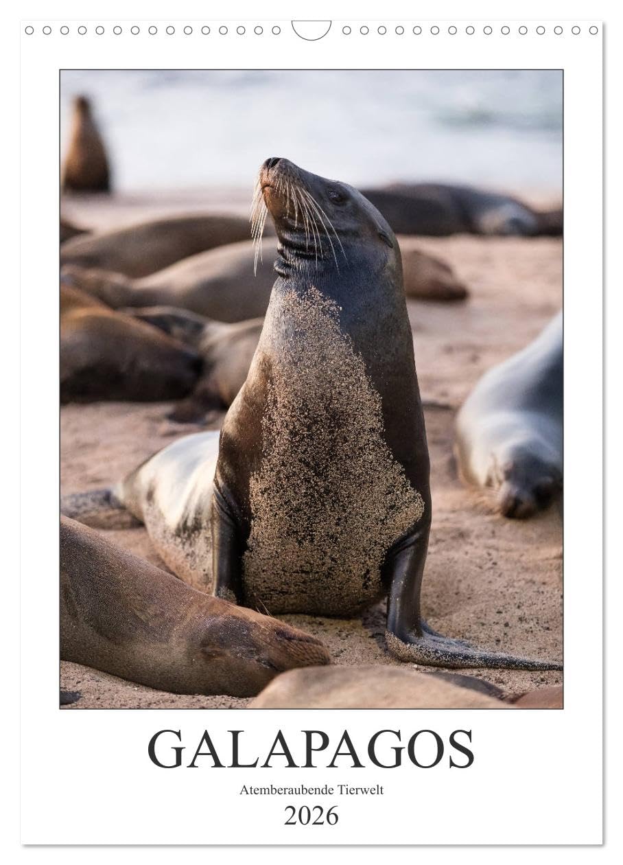 Galapagos - Atemberaubende Tierwelt (Wandkalender 2026 DIN A3 hoch), CALVENDO Monatskalender: Atemberaubende Tiere der Galapagos-Inseln (CALVENDO Tiere) Business & Technology