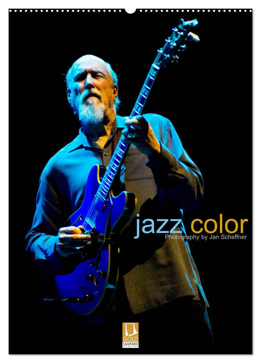 jazz color (Wandkalender 2026 DIN A2 hoch), CALVENDO Monatskalender: 12 Farbfotos bekannter Jazzmusiker. (CALVENDO Kunst) Film, Art & Culture