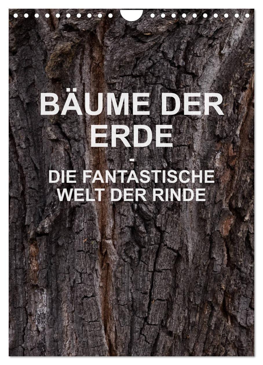 BÄUME DER ERDE - DIE FANTASTISCHE WELT DER RINDE (Wandkalender 2026 DIN A4 hoch), CALVENDO Monatskalender: Nahaufnahmen der Stämme verschiedener ... und Formen ihrer Rinden. (CALVENDO Natur) Business & Technology