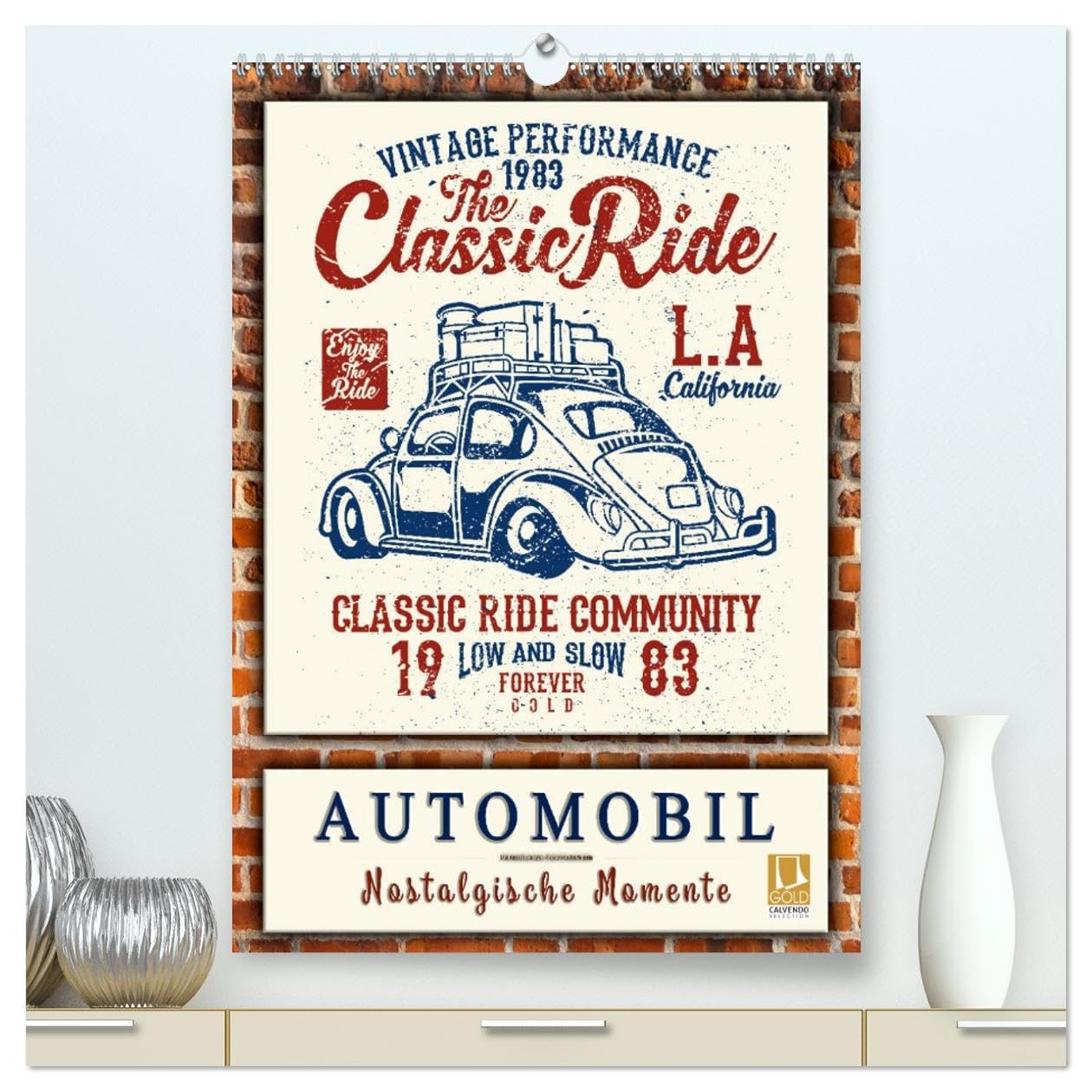 Automobil - nostalgische Momente (hochwertiger Premium Wandkalender 2026 DIN A2 hoch), Kunstdruck in Hochglanz: Zurück in das letzte Jahrhundert, ... für Automobil-Fans. (CALVENDO Kunst) Film, Art & Culture