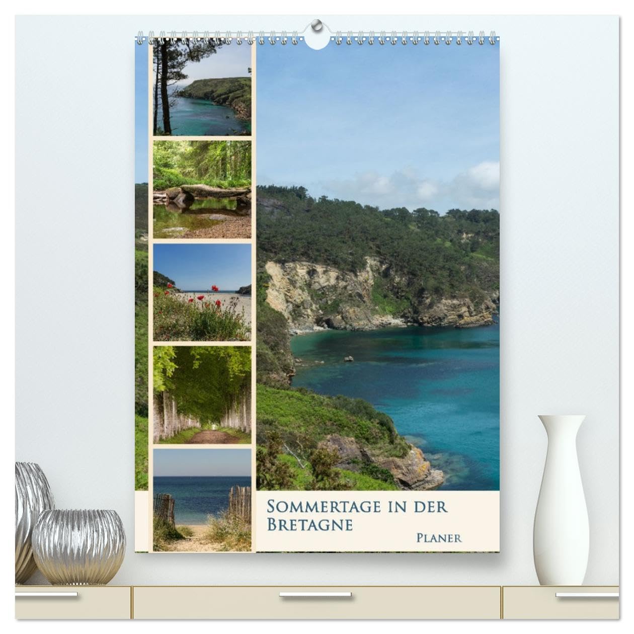 Sommertage in der Bretagne (hochwertiger Premium Wandkalender 2026 DIN A2 hoch), Kunstdruck in Hochglanz: Schöner planen mit den Bildern der zauberhaften Bretagne (CALVENDO Orte) Leisure, Home & Garden