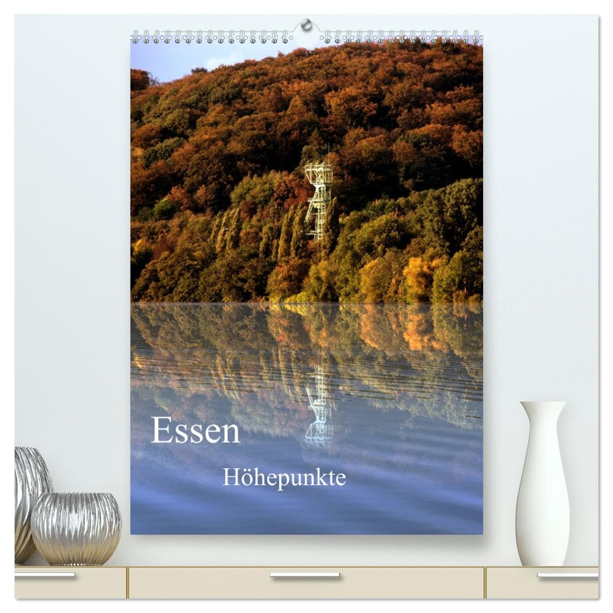 Essen Höhepunkte (hochwertiger Premium Wandkalender 2026 DIN A2 hoch), Kunstdruck in Hochglanz: Essen, Mittelpunkt des Ruhrgebietes präsentiert sich von der schönsten Seite. (CALVENDO Orte) Social Sciences