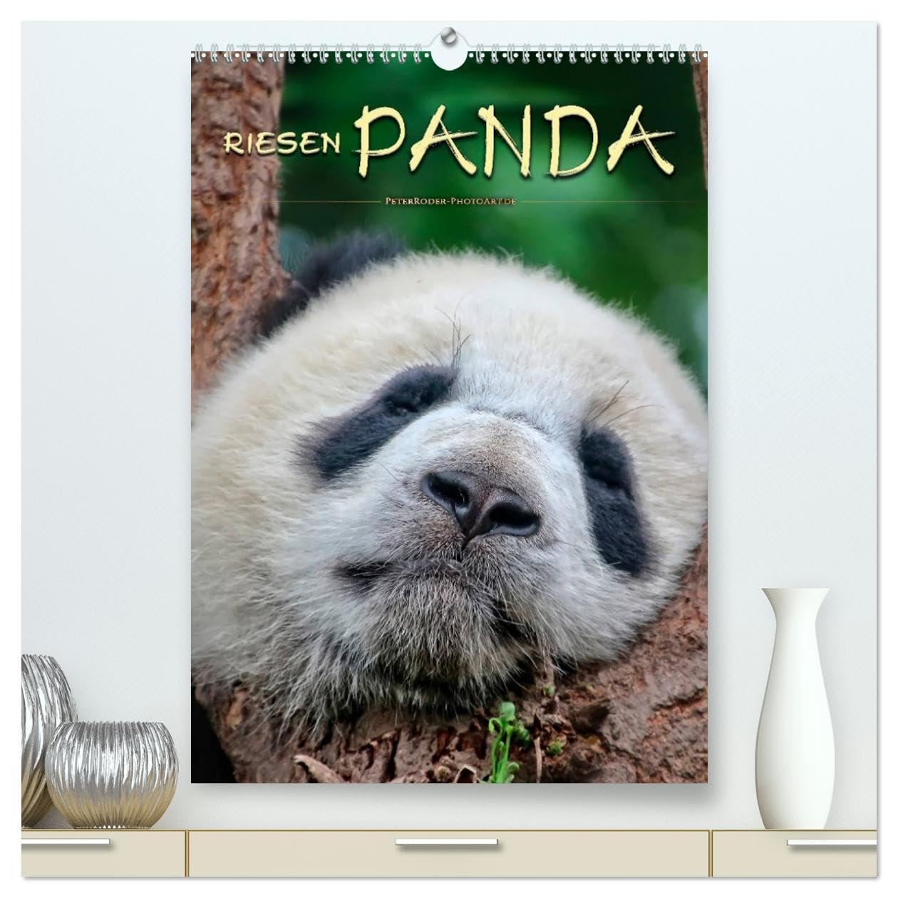 Riesenpanda (hochwertiger Premium Wandkalender 2026 DIN A2 hoch), Kunstdruck in Hochglanz: Eindrucksvolle Bilder eines wunderschönen Tieres. (CALVENDO Tiere) Film, Art & Culture