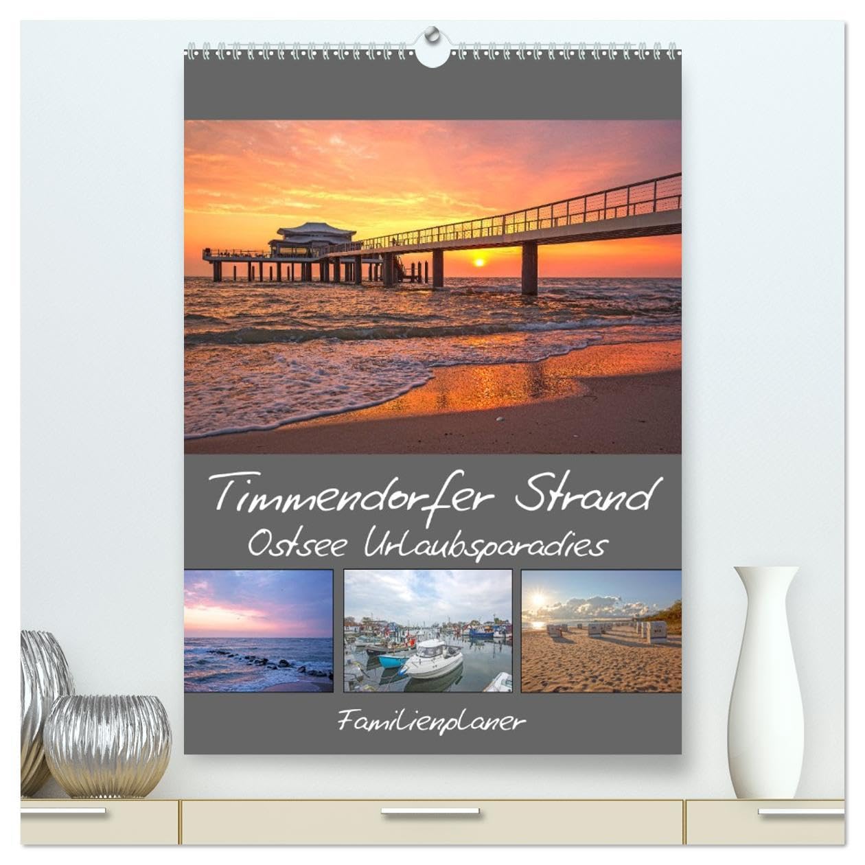 Timmendorfer Strand - Ostsee Urlaubsparadies (hochwertiger Premium Wandkalender 2026 DIN A2 hoch), Kunstdruck in Hochglanz: 12 zauberhafte Fotografien ... begleiten Sie durchs Jahr (CALVENDO Orte) Leisure, Home & Garden