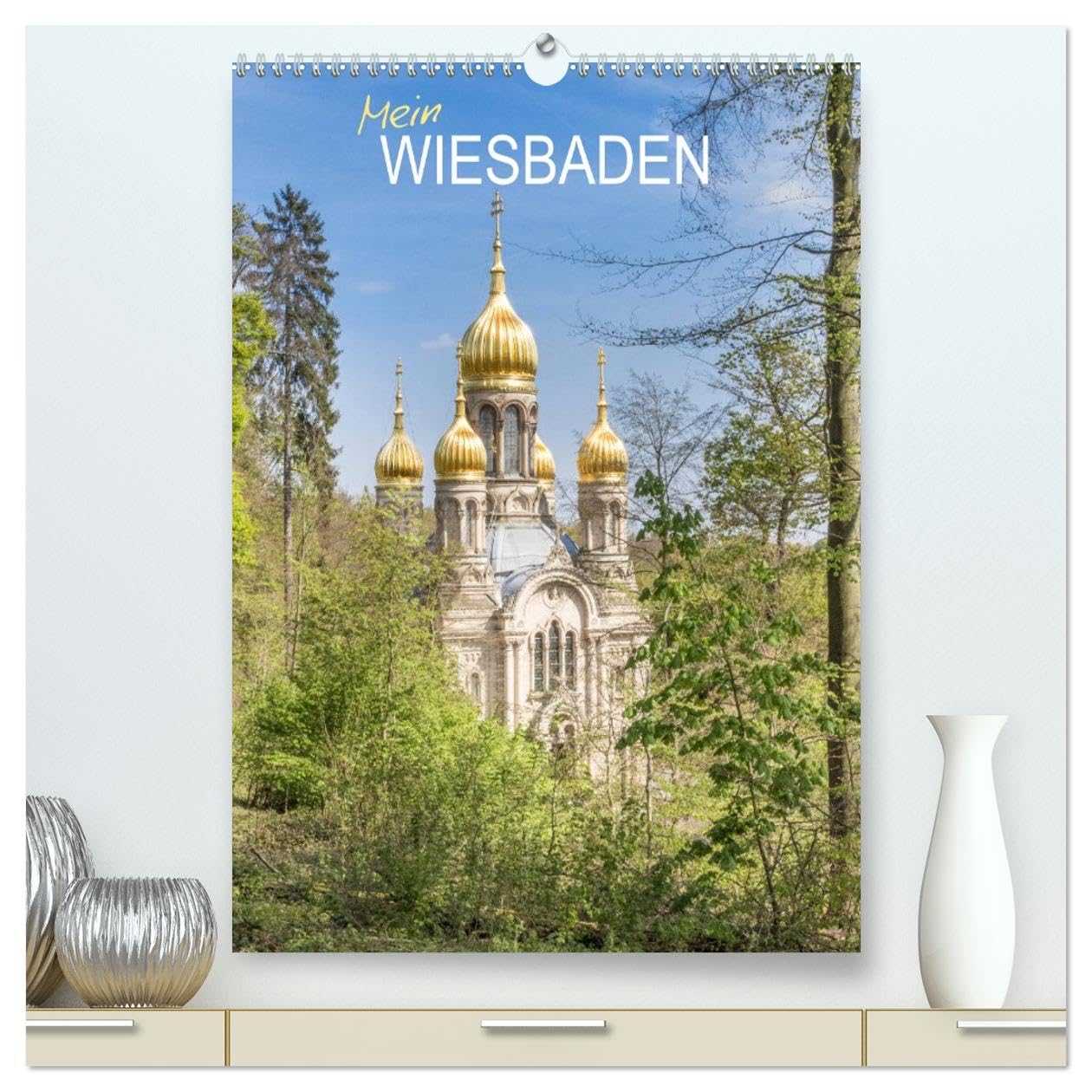 Mein Wiesbaden (hochwertiger Premium Wandkalender 2026 DIN A2 hoch), Kunstdruck in Hochglanz: Imposantes fotografisches Porträt (CALVENDO Orte) Business & Technology