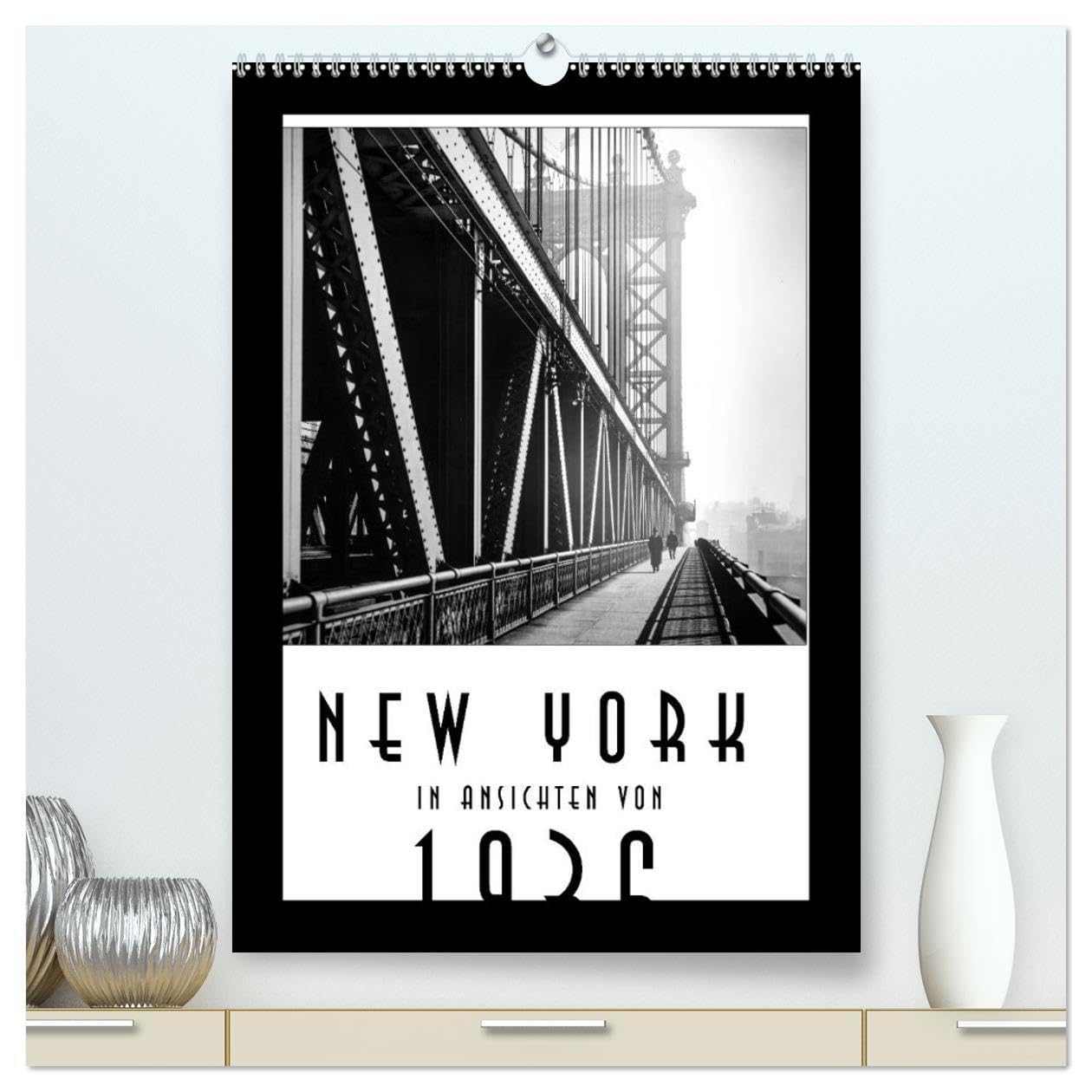 New York in Ansichten von 1936 (hochwertiger Premium Wandkalender 2026 DIN A2 hoch), Kunstdruck in Hochglanz: Die berühmte Weltstadt vor 80 Jahren (CALVENDO Orte) Film, Art & Culture