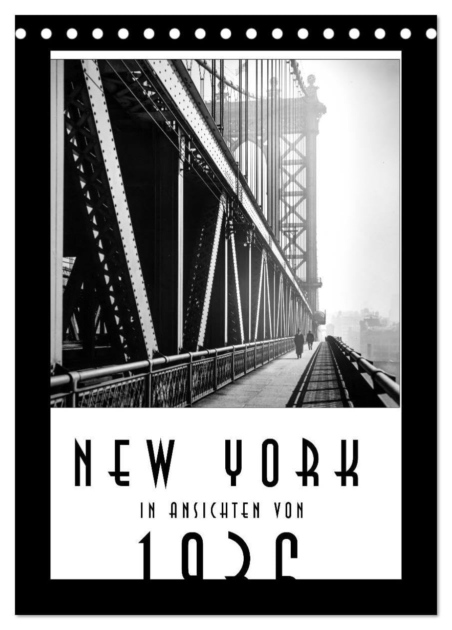 New York in Ansichten von 1936 (Tischkalender 2026 DIN A5 hoch), CALVENDO Monatskalender: Die berühmte Weltstadt vor 80 Jahren Film, Art & Culture