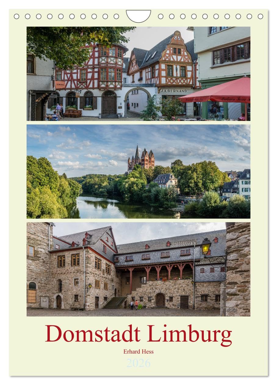 Domstadt Limburg (Wandkalender 2026 DIN A4 hoch), CALVENDO Monatskalender: Eindrücke des historischen Stadtzentrums von Limburg an der Lahn (CALVENDO Orte) Leisure, Home & Garden