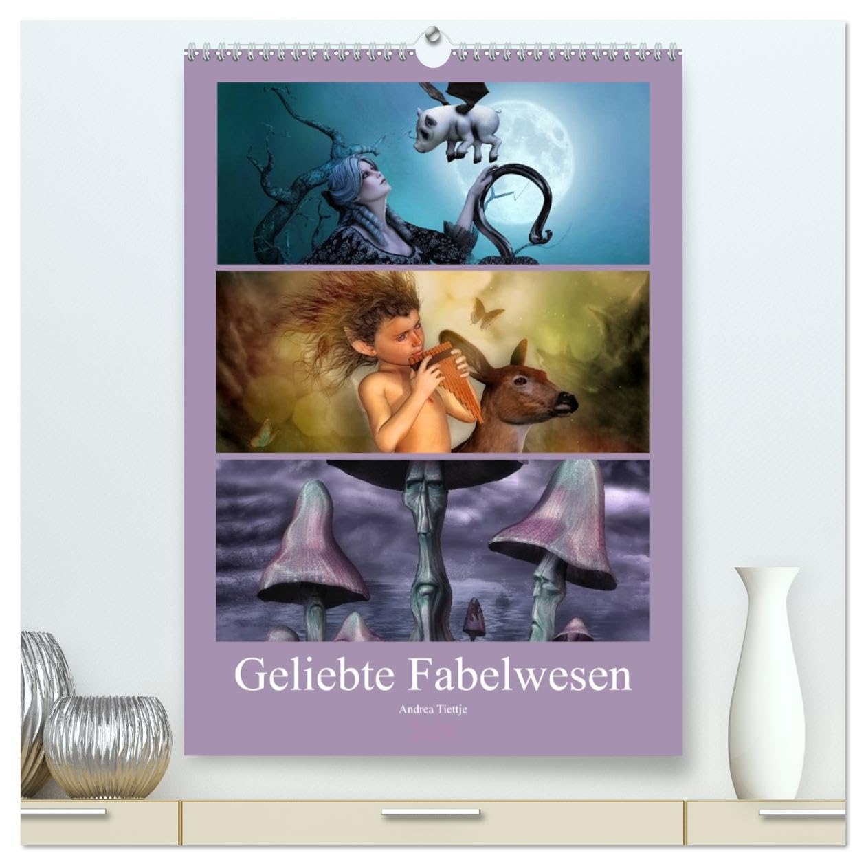 Geliebte Fabelwesen (hochwertiger Premium Wandkalender 2026 DIN A2 hoch), Kunstdruck in Hochglanz: Eine Reise durch das Fabelland (CALVENDO Kunst) Health, Nutrition & Fitness