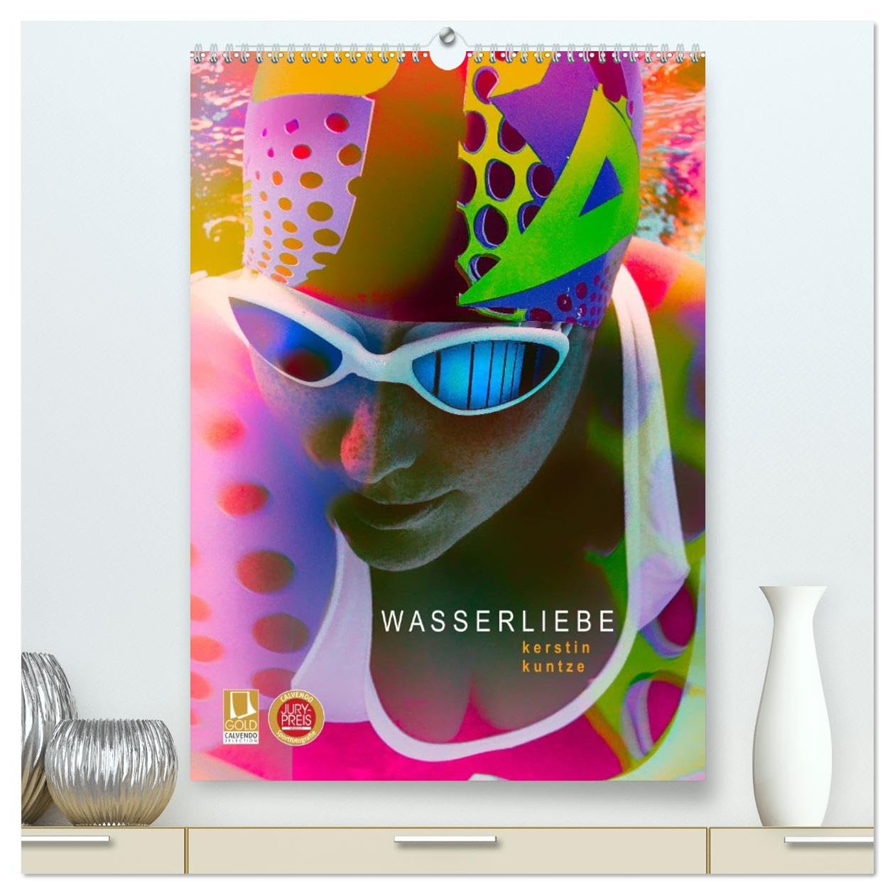 WASSERLIEBE (hochwertiger Premium Wandkalender 2026 DIN A2 hoch), Kunstdruck in Hochglanz: FÜR EIN JAHR VOLLER WASSERLUST ~ ZWÖLF BILDER ZUM EINTAUCHEN. (CALVENDO Kunst) Film, Art & Culture