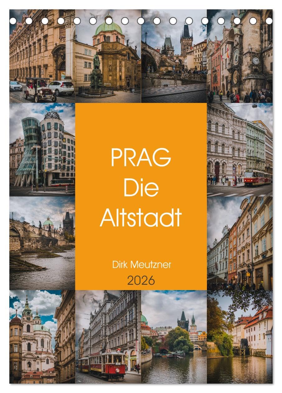 Prag - Die Altstadt (Tischkalender 2026 DIN A5 hoch), CALVENDO Monatskalender: Wunderschöne Bilder der Hauptstadt Tschechiens. (CALVENDO Orte) Business & Technology