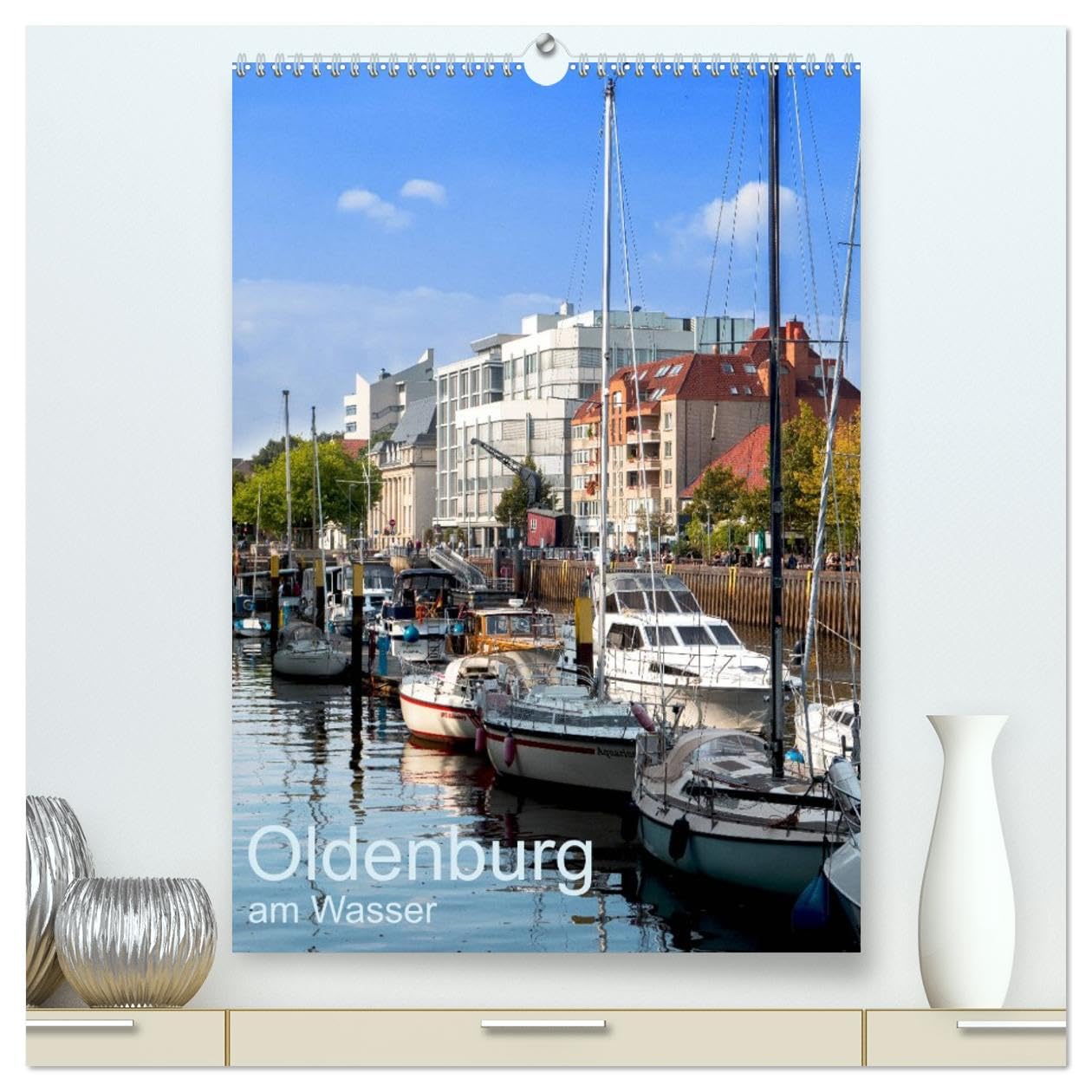 Oldenburg am Wasser (hochwertiger Premium Wandkalender 2026 DIN A2 hoch), Kunstdruck in Hochglanz: Oldenburg hat erstaunlich viele Gewässer, Flüsse ... - hier eine kleine Auswahl (CALVENDO Orte) Leisure, Home & Garden