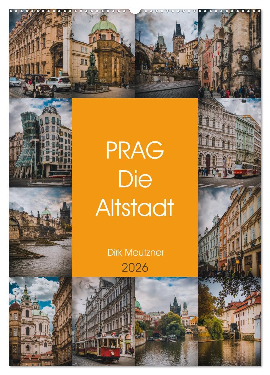 Prag - Die Altstadt (Wandkalender 2026 DIN A2 hoch), CALVENDO Monatskalender: Wunderschöne Bilder der Hauptstadt Tschechiens. (CALVENDO Orte) Business & Technology
