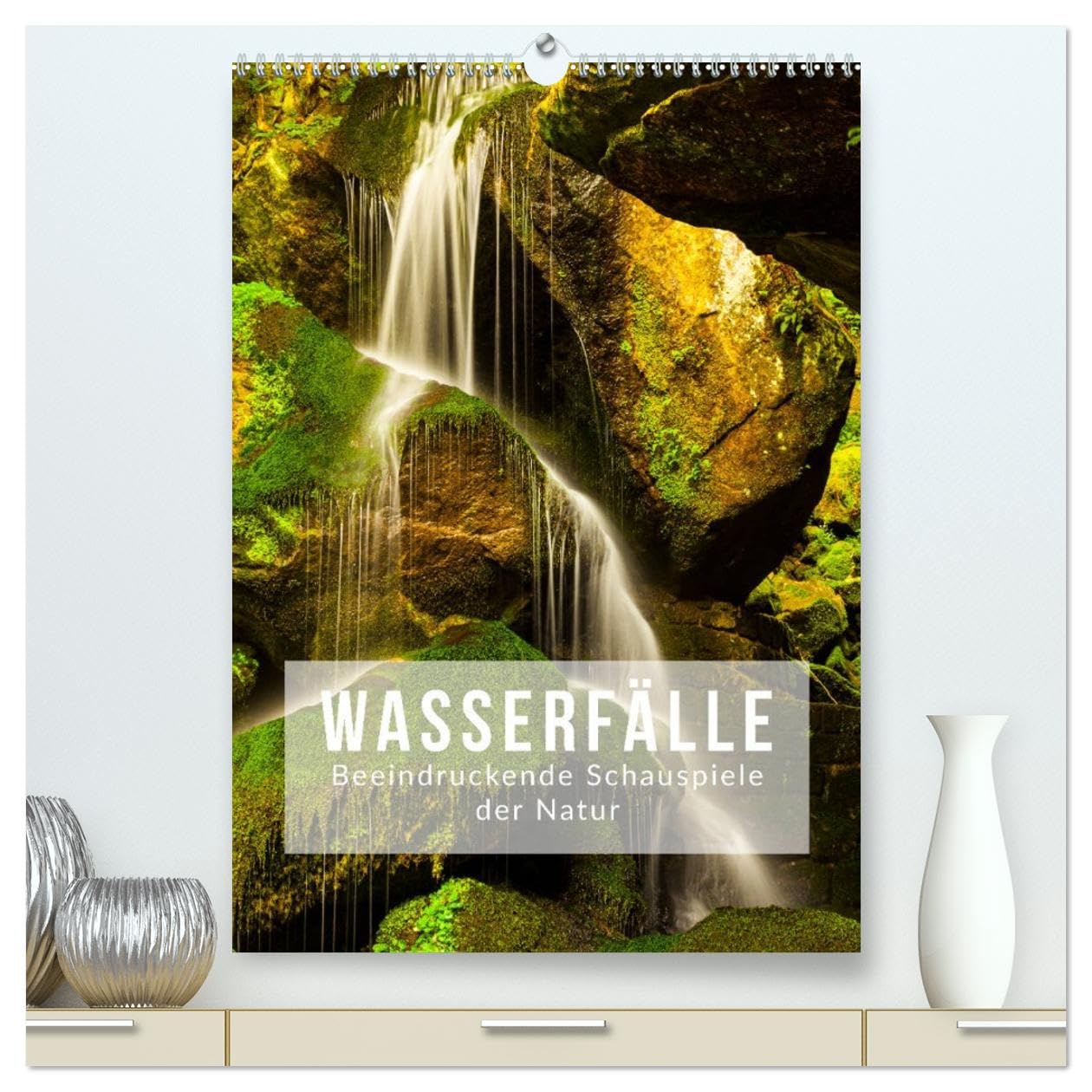 Wasserfälle. Beindruckende Schauspiele der Natur (hochwertiger Premium Wandkalender 2026 DIN A2 hoch), Kunstdruck in Hochglanz: 12 imposante Wasserfälle, kraftvolle Naturaufnahmen (CALVENDO Natur) Photography