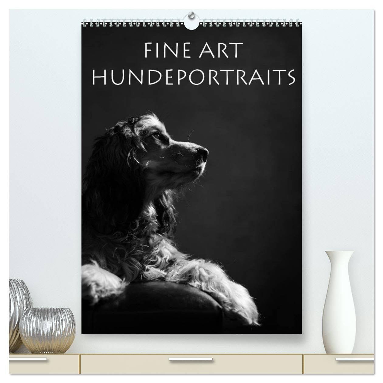 Fine Art Hundeportraits (hochwertiger Premium Wandkalender 2026 DIN A2 hoch), Kunstdruck in Hochglanz: Hundeportraits der feinen Art (CALVENDO Tiere) Natural Sciences
