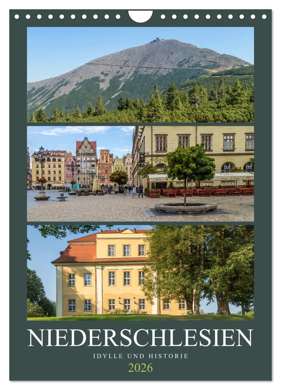 NIEDERSCHLESIEN Idylle und Historie (Wandkalender 2026 DIN A4 hoch), CALVENDO Monatskalender: Sommerliche Impressionen (CALVENDO Orte) Leisure, Home & Garden