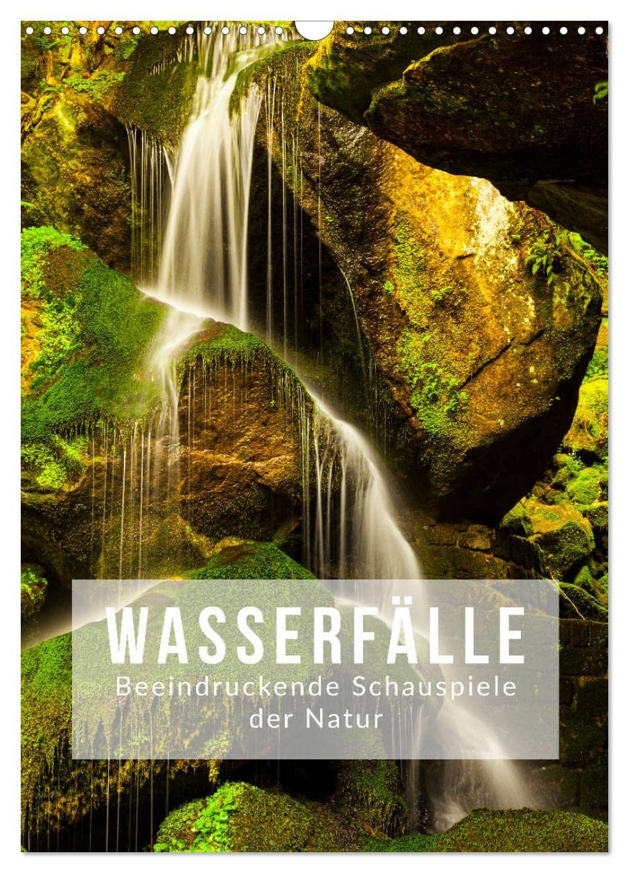 Wasserfälle. Beindruckende Schauspiele der Natur (Wandkalender 2026 DIN A3 hoch), CALVENDO Monatskalender: 12 imposante Wasserfälle, kraftvolle Naturaufnahmen (CALVENDO Natur) Photography