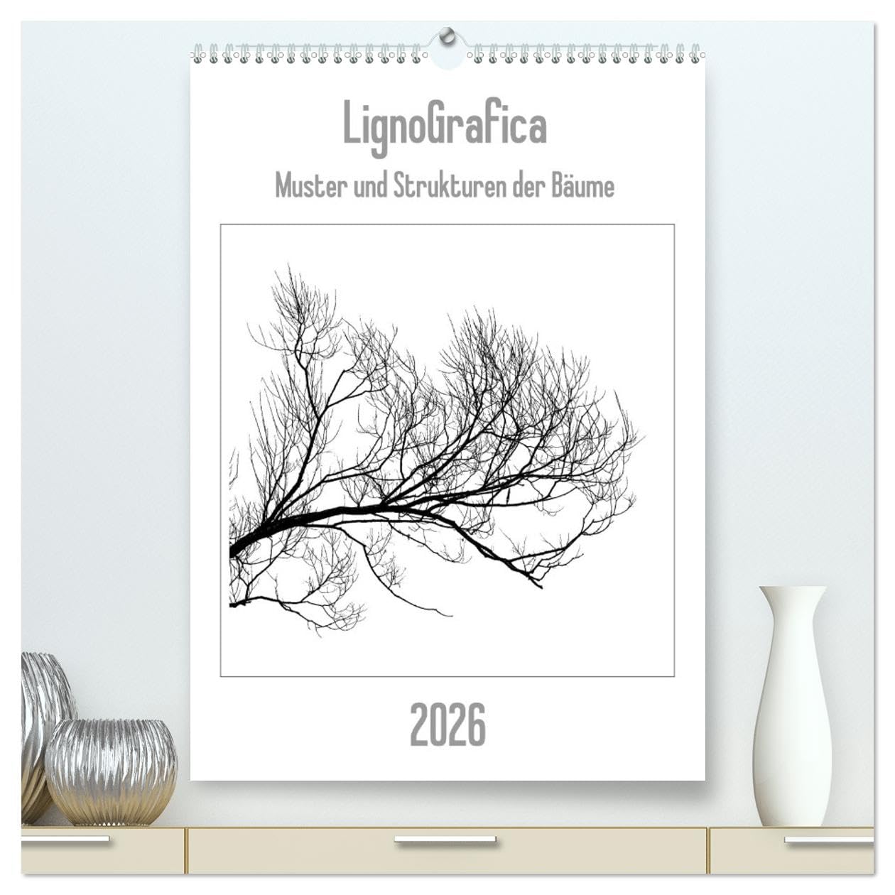 LignoGrafica - Muster und Strukturen der Bäume (hochwertiger Premium Wandkalender 2026 DIN A2 hoch), Kunstdruck in Hochglanz: Bäume, grafische Schönheit der Natur. (CALVENDO Natur) Photography