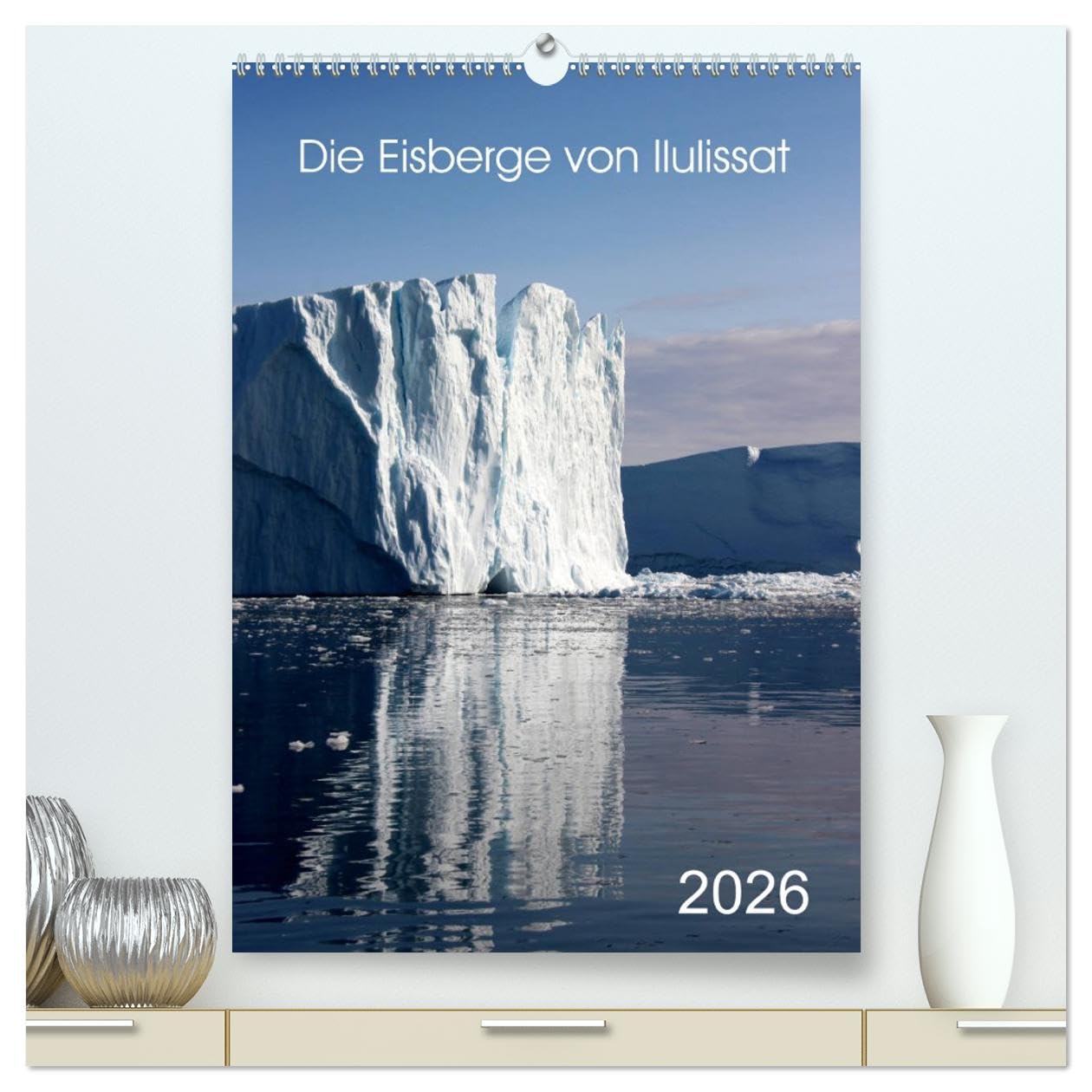 Die Eisberge von Ilulissat (hochwertiger Premium Wandkalender 2026 DIN A2 hoch), Kunstdruck in Hochglanz: Riesige Eisberge liegen vor der Bucht von ... Farben sich präsentieren. (CALVENDO Natur) Social Sciences