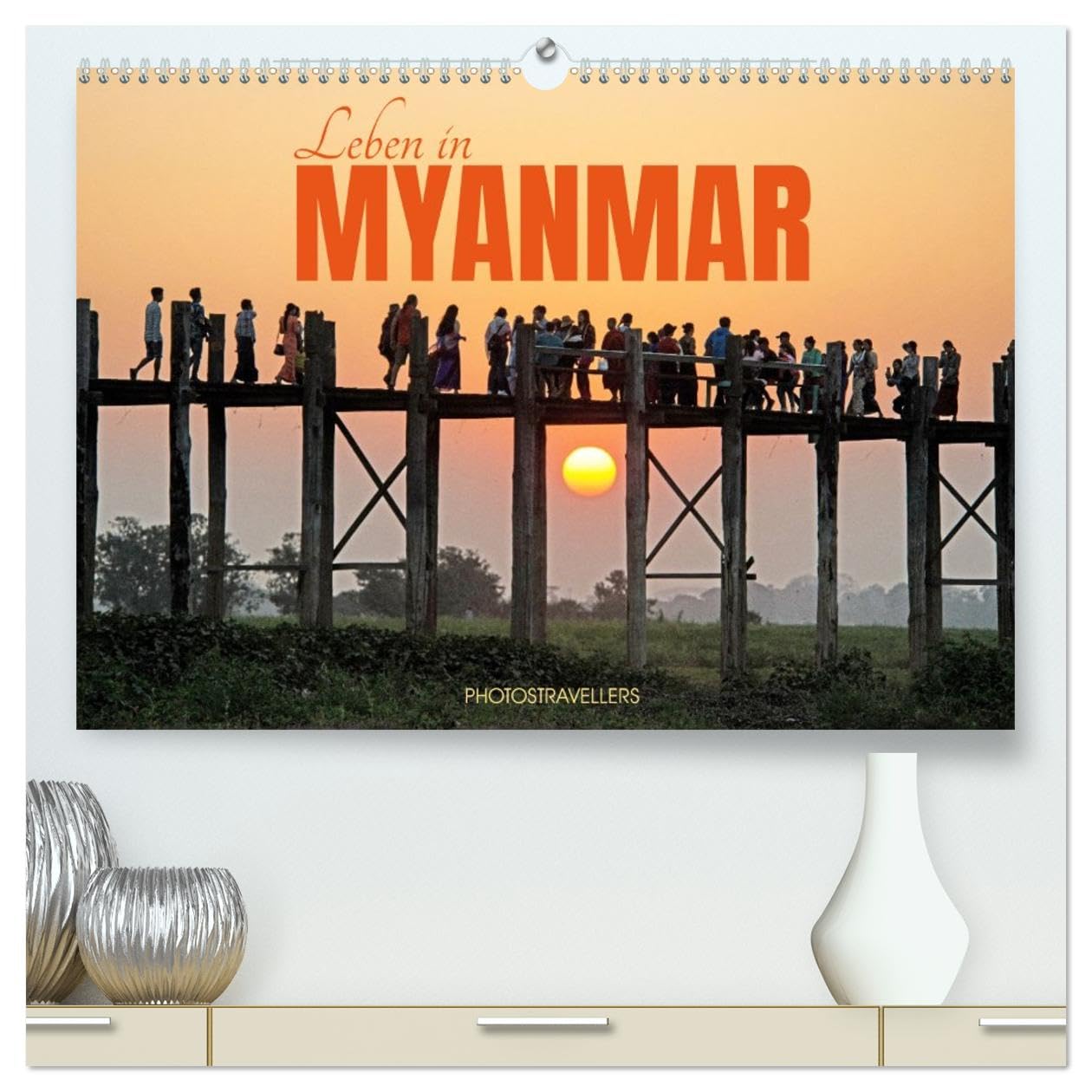 Leben in Myanmar (hochwertiger Premium Wandkalender 2026 DIN A2 quer), Kunstdruck in Hochglanz: Das Land der tausend Pagoden (CALVENDO Orte) Film, Art & Culture