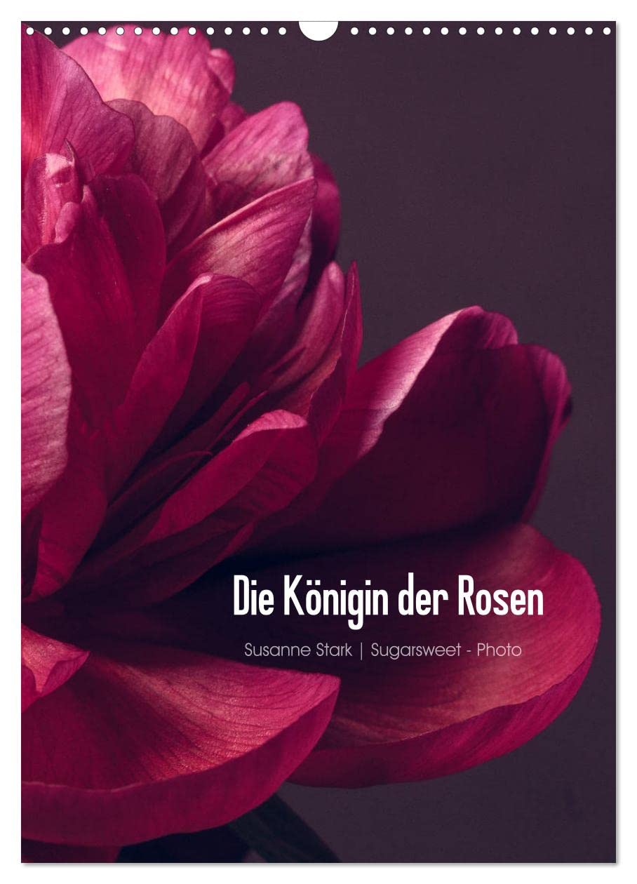 Die Königin der Rosen (Wandkalender 2026 DIN A3 hoch), CALVENDO Monatskalender: Detailaufnahmen verschiedener Pfingstrosen (CALVENDO Natur) Photography