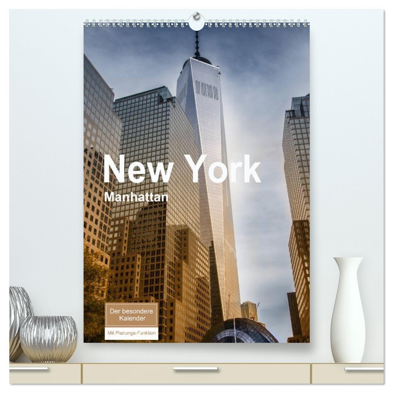 New York - Manhattan (hochwertiger Premium Wandkalender 2026 DIN A2 hoch), Kunstdruck in Hochglanz: So außergewöhnlich wie diese Stadt, sind auch die Bilder. (CALVENDO Orte) Leisure, Home & Garden