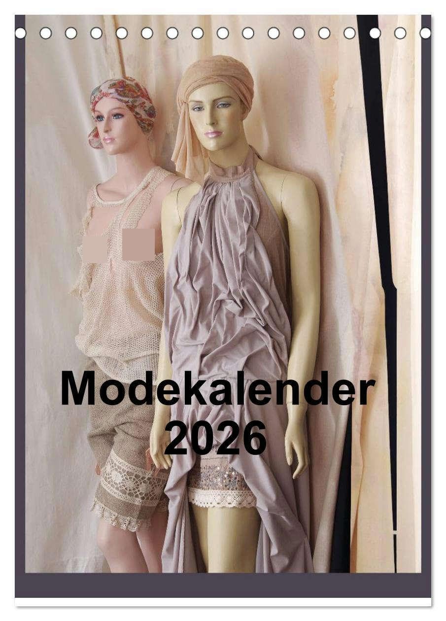 Modekalender 2026 (Tischkalender 2026 DIN A5 hoch), CALVENDO Monatskalender: In diesem Projekt wird die aktuelle Damenkollektion von Modedesignerin Eugenja Jurjewa vorgestellt. (CALVENDO Erotik) Calendars