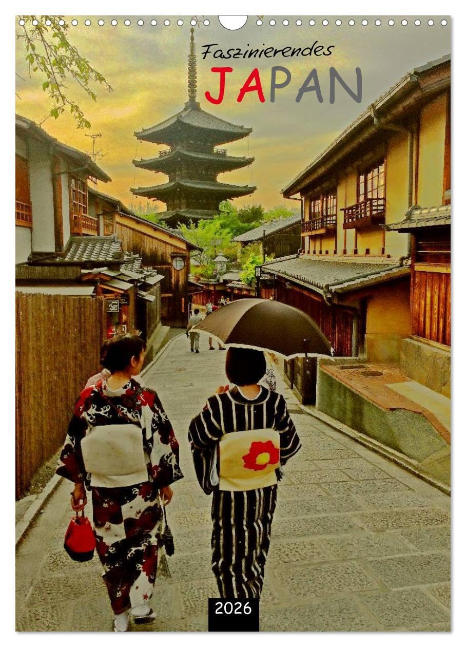 Faszinierendes Japan 2026 (Wandkalender 2026 DIN A3 hoch), CALVENDO Monatskalender: Das faszinierende Japan in einem großformatigen Kalender erleben. (CALVENDO Orte) Leisure, Home & Garden