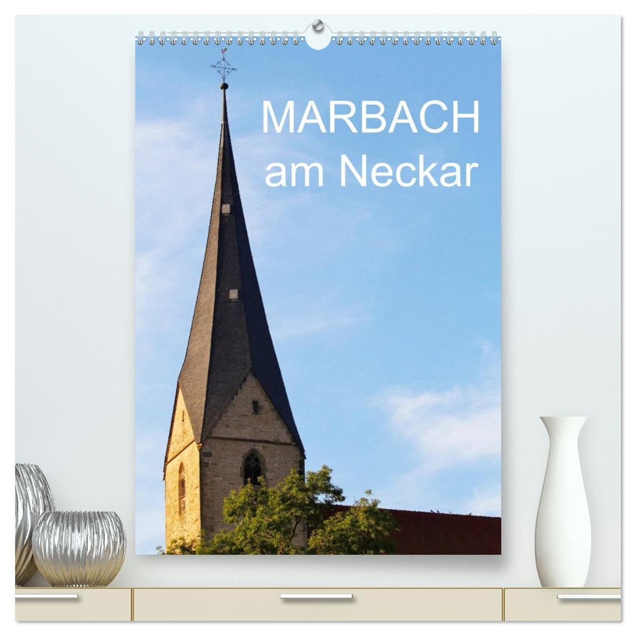 Marbach am Neckar (hochwertiger Premium Wandkalender 2026 DIN A2 hoch), Kunstdruck in Hochglanz: Farbige Fotografien von Marbach am Neckar (CALVENDO Orte) Calendars