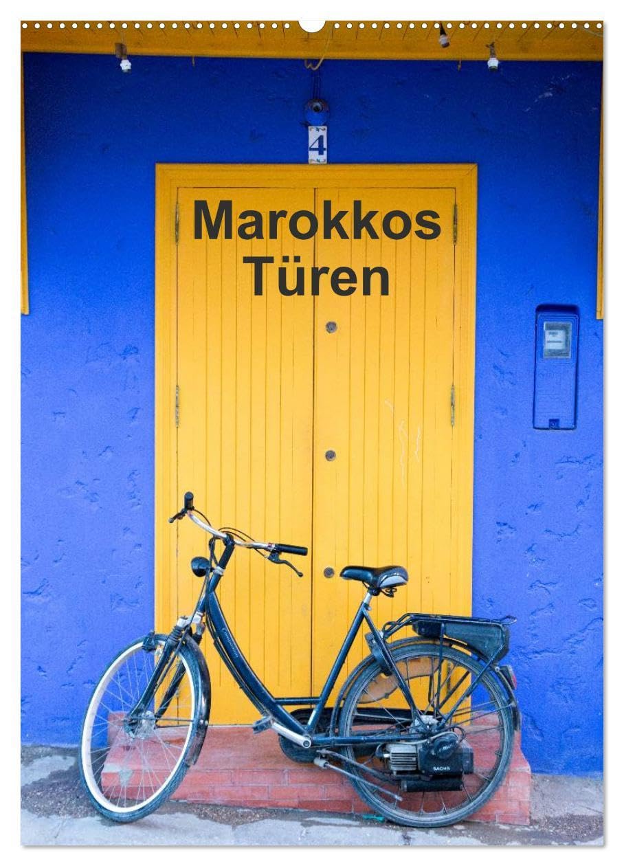 Marokkos Türen (Wandkalender 2026 DIN A2 hoch), CALVENDO Monatskalender: Farbenprächtige Türbilder aus Marokko in Afrika. (CALVENDO Orte) Leisure, Home & Garden