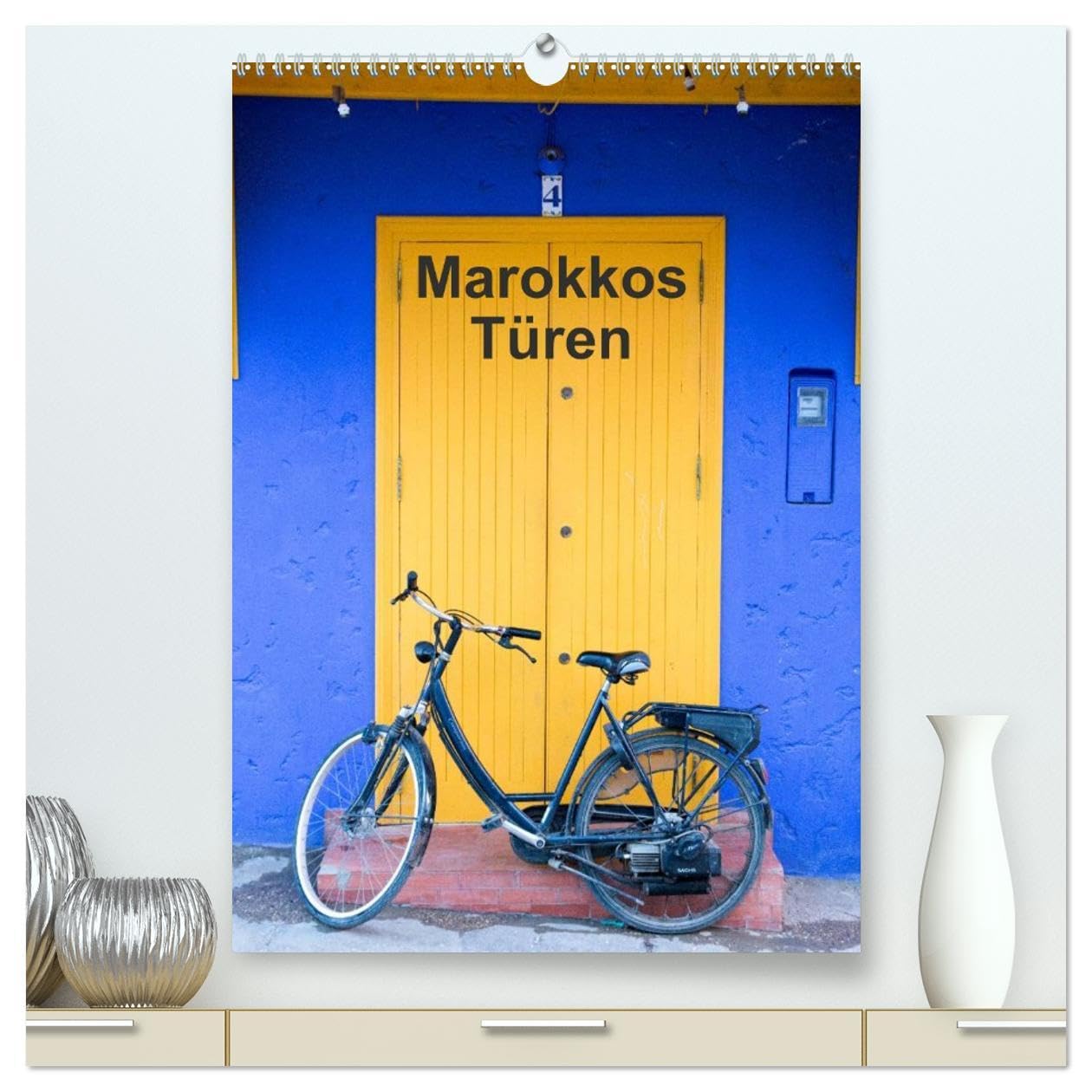 Marokkos Türen (hochwertiger Premium Wandkalender 2026 DIN A2 hoch), Kunstdruck in Hochglanz: Farbenprächtige Türbilder aus Marokko in Afrika. (CALVENDO Orte) Leisure, Home & Garden
