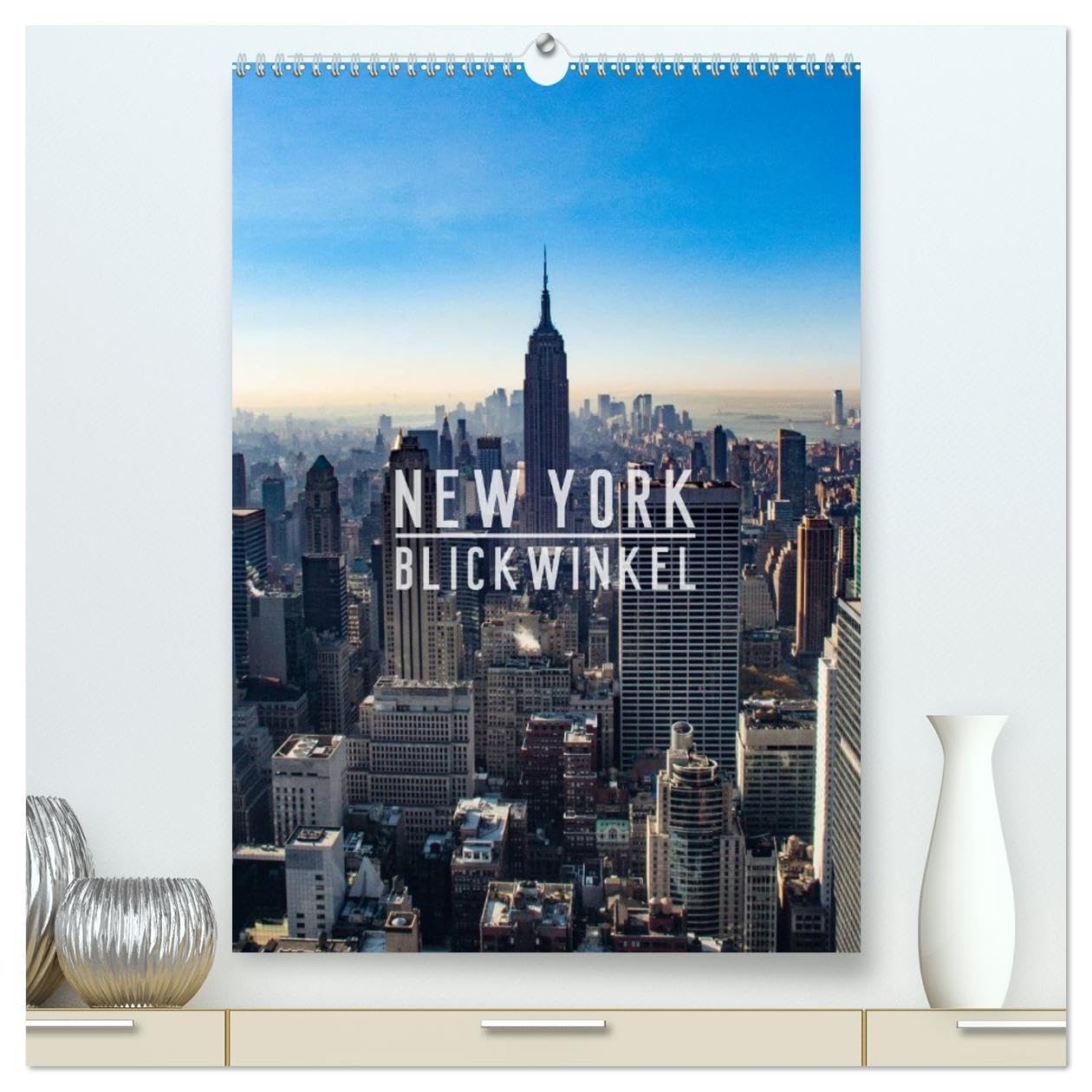 New York - Blickwinkel (hochwertiger Premium Wandkalender 2026 DIN A2 hoch), Kunstdruck in Hochglanz: New York: abhängig vom gewählten Blickwinkel ... befindliche mitreißende City (CALVENDO Orte) Leisure, Home & Garden